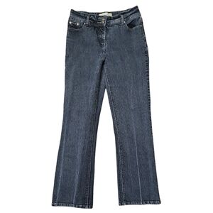 Vintage Penman's Women's Jeans Y2K Size 6 Dark Wash Embroidered Boot Cut